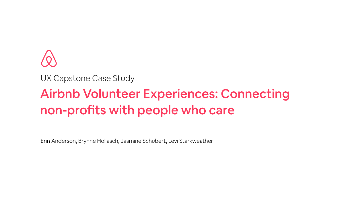 Title page of Case Study.