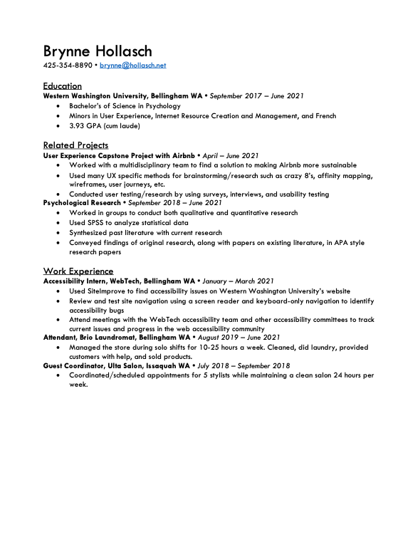 Preivew of a word document.